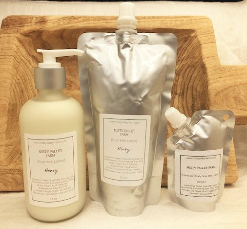 Goat milk lotion