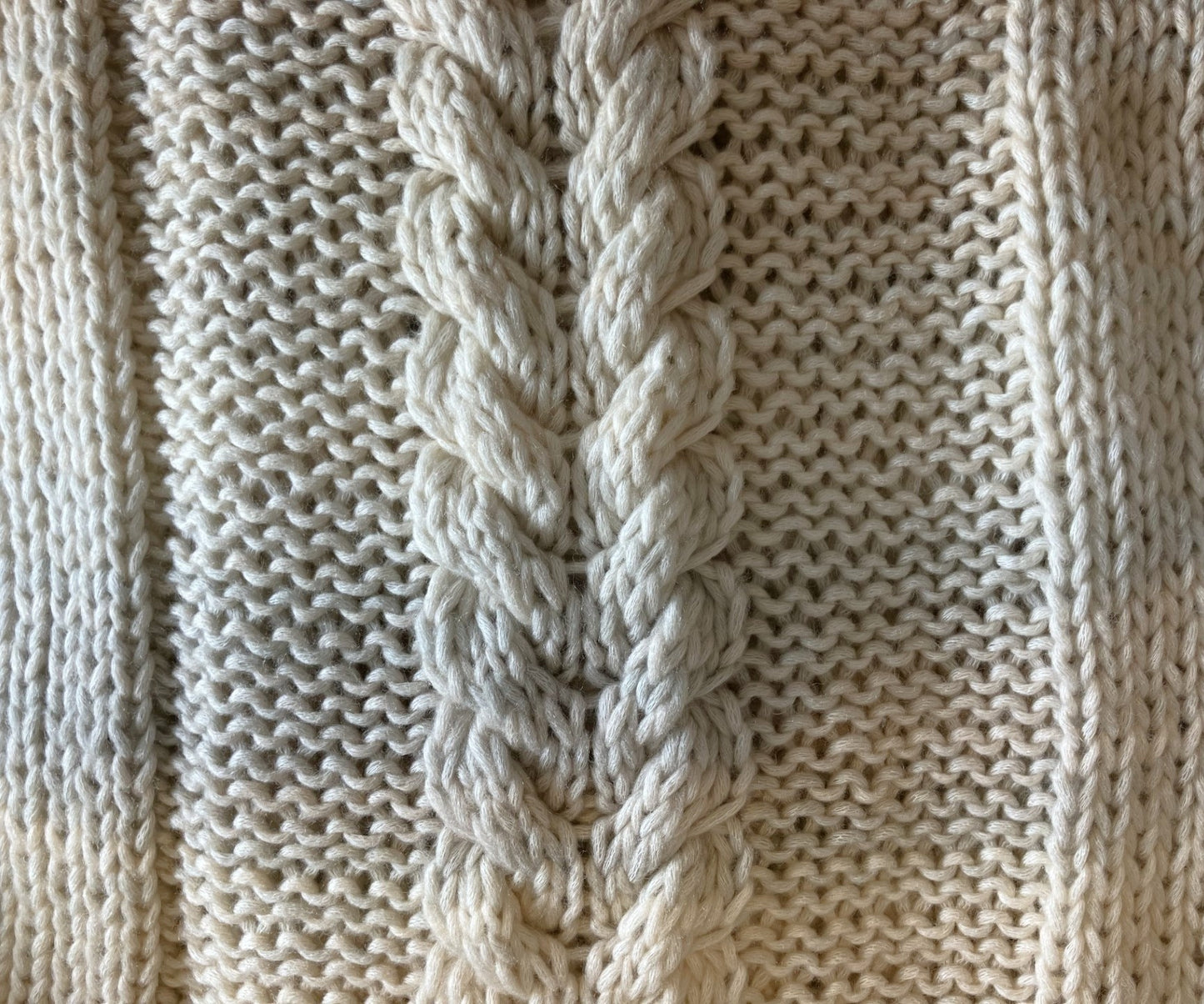 Hand Knitted Throw