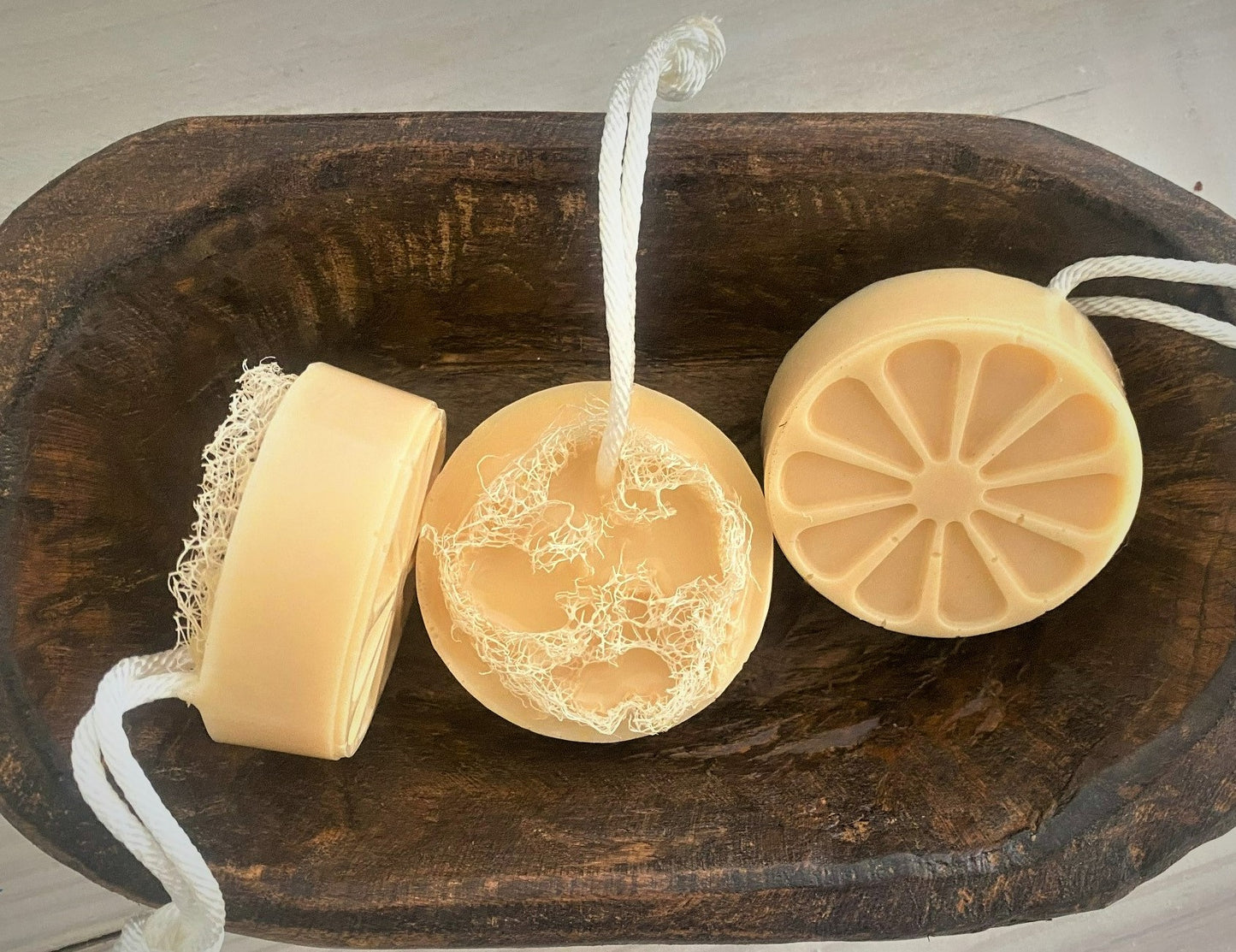 Loofah Citrus Goat Milk Soap